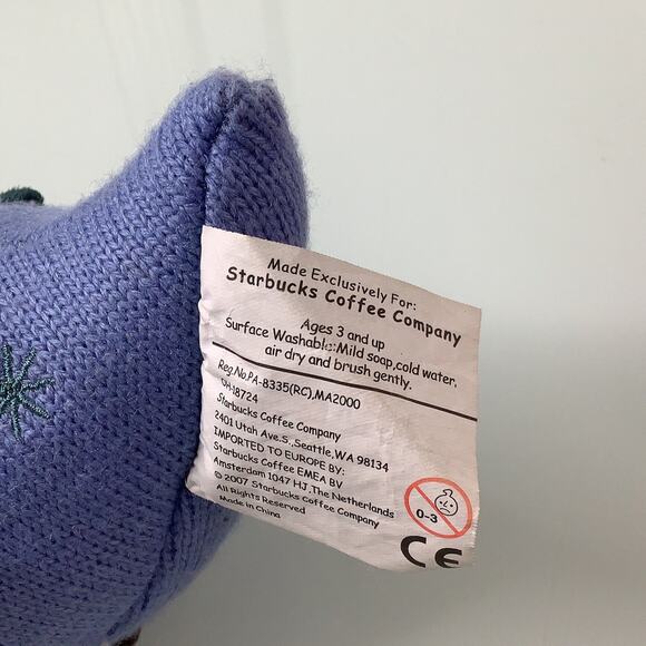 Starbucks Blue bird big eyes and reading Owl 2007 plush toys bundle - Picture 5 of 10